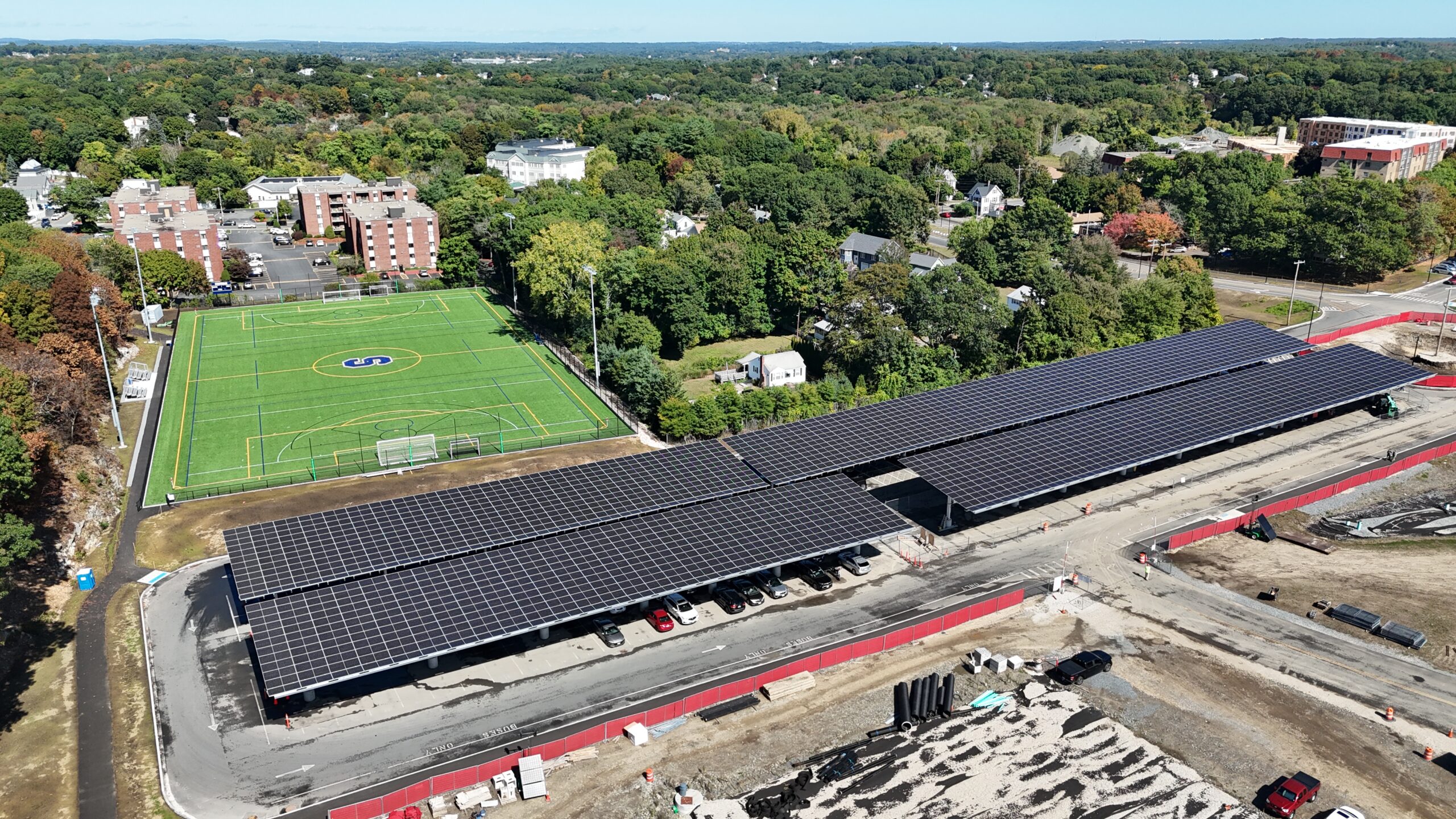 large solar power carport