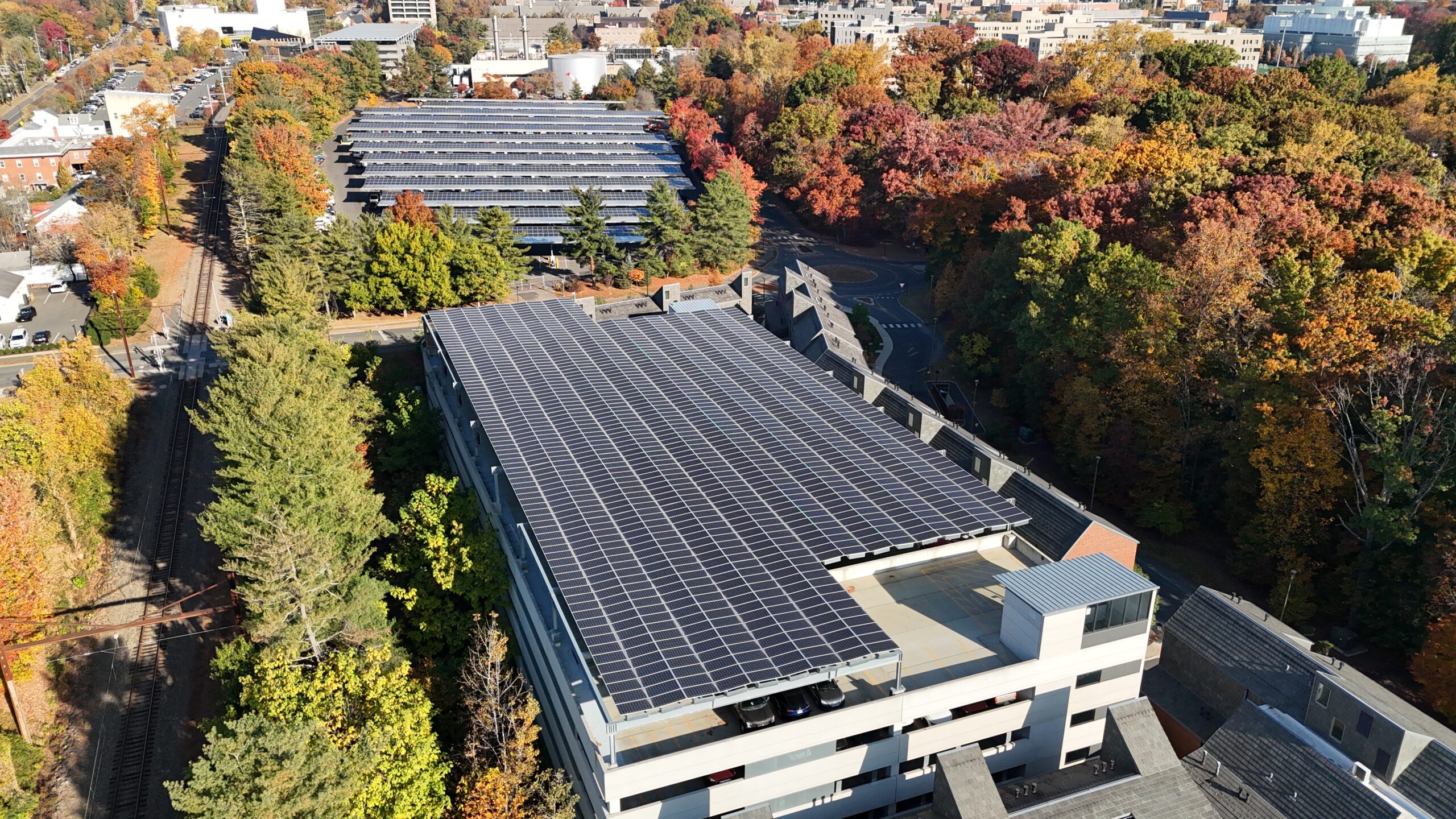 solar panel parking areas near school