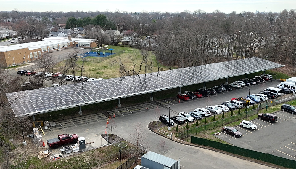 senior center with solar carport